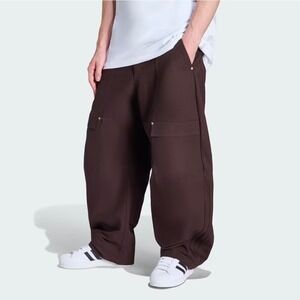 Adidas Canvas Work Cargo Pants Mens Size 36 Brown New With Tags.